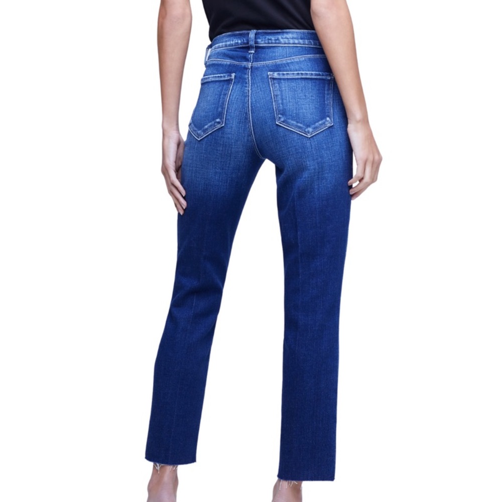 L'AGENCE Sada Jean in Frisco Size 30 Slim Crop Modern Chic Contemporary - Picture 2 of 11